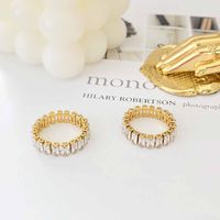 Fashion Tide Japanese Exquisite Zircon Index Finger Ring Tail Ring Stacking main image 1