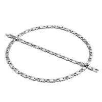 Wholesale Hollow Three-color Heart Stainless Steel Bracelet Necklace Set main image 6