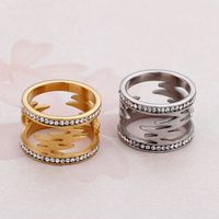 Titanium Steel 18K Gold Plated Fashion Plating Geometric main image 4