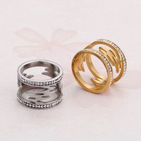 Titanium Steel 18K Gold Plated Fashion Plating Geometric main image 5