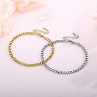 Fashion Geometric Stainless Steel Plating 18K Gold Plated Women'S Anklet main image 4