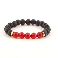 New Volcanic Stone Natural Stone Tiger Eye Stone Agate Beads Colorful Bracelets main image 4