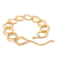 Jewelry Hip Hop Geometric Large Gold Chain Exaggerated Retro Thick Chain Necklace main image 4