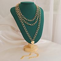 European And American Style Necklace Jewelry Thick Chain Multi-layer Necklace Creative Necklace main image 1