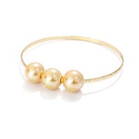Wholesale Round Bead Glass Pearl Metal Bracelet Ethnic Style Retro Simple Bracelet Jewelry main image 4