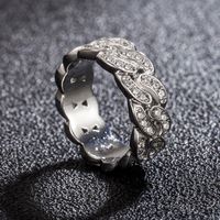 High-quality Diamond-studded Chain Light Luxury Starry Star Ring Micro-studded Fashion Jewelry main image 4