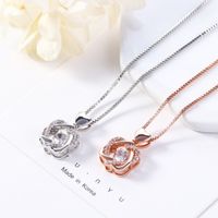 Korean Version Heart-shaped Necklace Pendant main image 2
