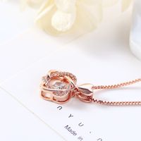 Korean Version Heart-shaped Necklace Pendant main image 4