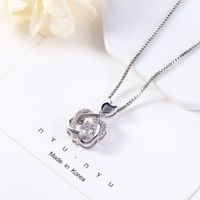 Korean Version Heart-shaped Necklace Pendant main image 5