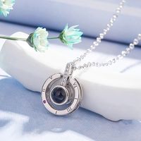 Korean Version Of Red Corundum Necklace Pendant main image 5