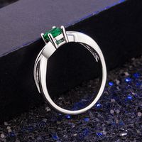 Zirkonia Rosa Diamant Europäischer Und Amerikanischer Lila Ring Zeigefingerring Einfacher Modeschmuck main image 5