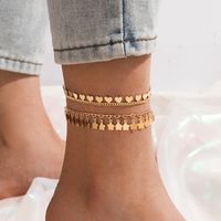 Simple Jewelry Love Star Geometric  Anklet Two-piece Set Anklet main image 3