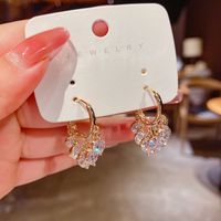 Fashion Geometric Copper Inlaid Zircon Earrings Wholesale main image 4