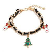 Christmas Elk Santa Claus Alloy Multilayer Bracelet Wholesale main image 6