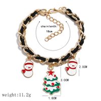 Bracelet D&#39;alliage D&#39;arbre De Noël De Nouveau Flocon De Neige De Noël En Gros main image 4