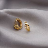 New European And American Plain Circle Hollow Alloy Earrings Wholesale main image 4