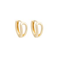 New European And American Plain Circle Hollow Alloy Earrings Wholesale main image 6