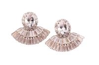 Zircon Exaggerated Earrings European And American Fashion Party Bride Wedding Jewelry main image 6