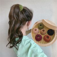 Velvet Bird's Nest Hair Clip Fix Hair Accessories main image 4