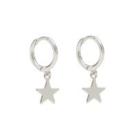 Fashion Five-pointed Star Glossy Star S925 Silver  Earrings main image 5