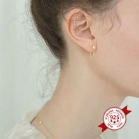 Diamond Chain Earrings Hot Selling Creative Simple Retro Temperament Design Earrings main image 5