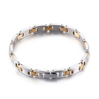 Mode Geometrisch Titan Stahl 18 Karat Vergoldet Keine Intarsien Armbänder In Masse sku image 4