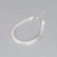 New Fashion Sparkling S925 Sterling Silver Four-row Bracelet Wholesale sku image 1