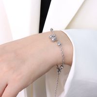 Titanium&stainless Steel Korea Geometric Bracelet  (rose Alloy) Nhok0325-rose-alloy sku image 6