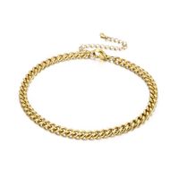 Fashion Geometric Stainless Steel Plating 18K Gold Plated Women'S Anklet sku image 2