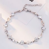 Rhombus Geometrie Blume Diamant Kupfer Armband Großhandel sku image 1