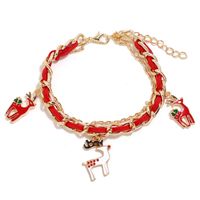 Bracelet Multicouche D&#39;alliage De Père Noël D&#39;élan De Noël En Gros sku image 1