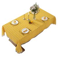 European Style Tablecloth Geometric Tassels Rectangular Table Cover Towel Coffee Tablecloth main image 6