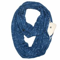 Wholesale Europe And America Autumn And Winter Star Scarf Warmth Fashion Storage Zipper Pocket Scarf main image 4