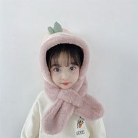 Winter Children Plus Velvet Warm Strawberry Hat Wholesale main image 4