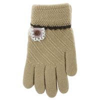 Winter Children's Jacquard Split Finger Gloves Cold-proof Knitted Warm Gloves main image 6