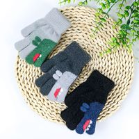 Automne Et Hiver Nouveaux Gants Pour Enfants Gants Multicolores De Dessin Animé Mignon Gants Tricotés main image 4