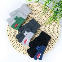 Autumn And Winter New Children's Gloves Cute Cartoon Multicolor Gloves Knitted Gloves main image 4