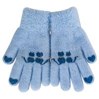 Los Nuevos Guantes Rizados Para Niños De Invierno Calientan Los Guantes De Tejer A Prueba De Frío De Cinco Dedos main image 6