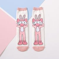 Autumn And Winter New Casual Skateboard Ladies Socks Wholesale Cartoon Pure Cotton Socks sku image 1