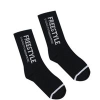 Korean New Black And White Letters In Tube Cotton Socks Autumn And Winter Breathable Sports Socks sku image 1