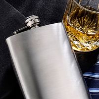 1pc Stainless Steel Hip Flask main image 3