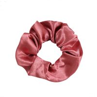 Retro Silk Satin Large Solid Color Hair Scrunchies Wholesale Nihaojewelry sku image 5