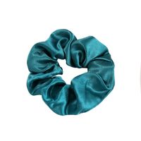 Retro Silk Satin Large Solid Color Hair Scrunchies Wholesale Nihaojewelry sku image 6