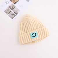 Fashion Children's Woolen Hat Winter Smiley Face Knitted Hat sku image 9