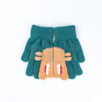 Autumn And Winter New Children's Gloves Cute Cartoon Multicolor Gloves Knitted Gloves sku image 1