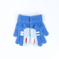 Autumn And Winter New Children's Gloves Cute Cartoon Multicolor Gloves Knitted Gloves sku image 2