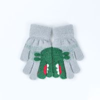 Autumn And Winter New Children's Gloves Cute Cartoon Multicolor Gloves Knitted Gloves sku image 7