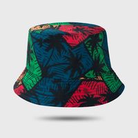 New Fisherman Hat Personality Simple And Colorful Wild Flat Top Double-sided Can Wear Basin Hat sku image 1