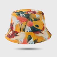 New Fisherman Hat Personality Simple And Colorful Wild Flat Top Double-sided Can Wear Basin Hat sku image 4