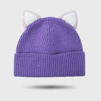 Fashion Warm Outdoor Woolen Hat Personality Knitted Hat sku image 4